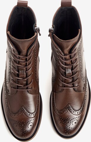 LLOYD Lace-Up Ankle Boots in Brown