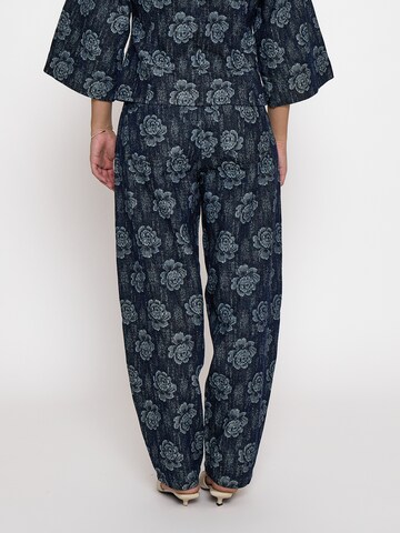 Tapered Pantaloni 'Heather' di minus in blu