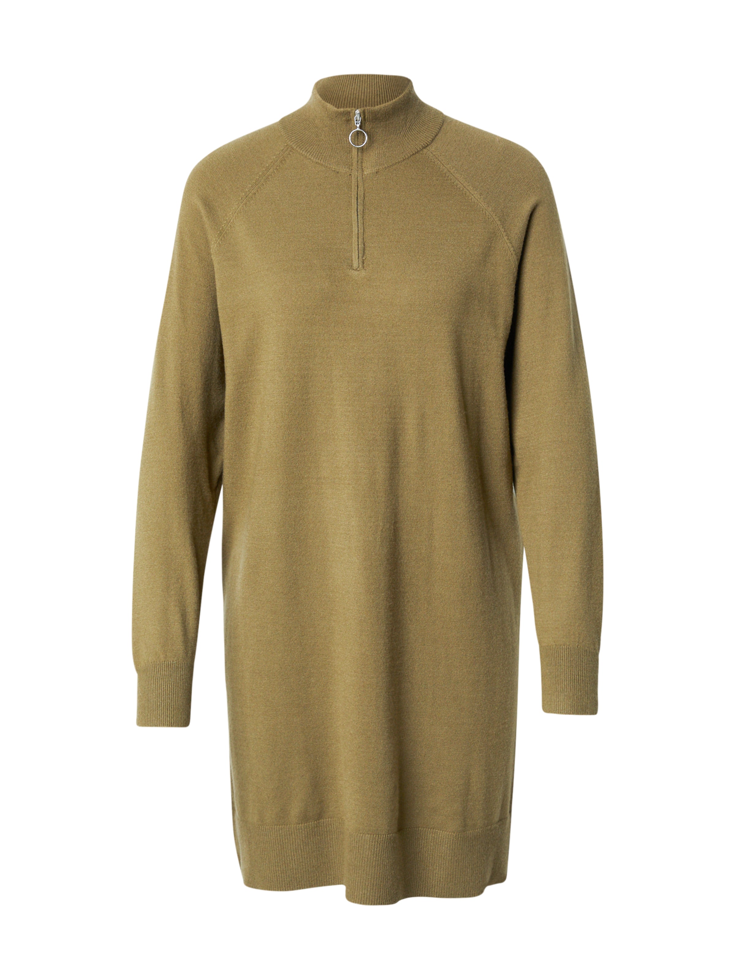 VERO MODA Kootud kleit 'VMHAPPINESS' khaki, Tootevaade