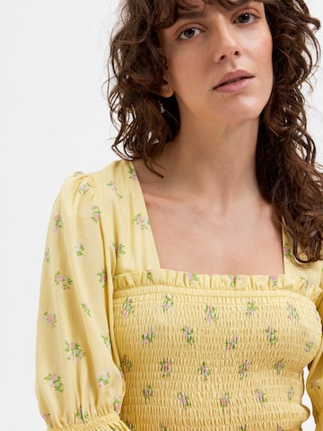 SELECTED FEMME Dress 'ULRIKKE' in Yellow