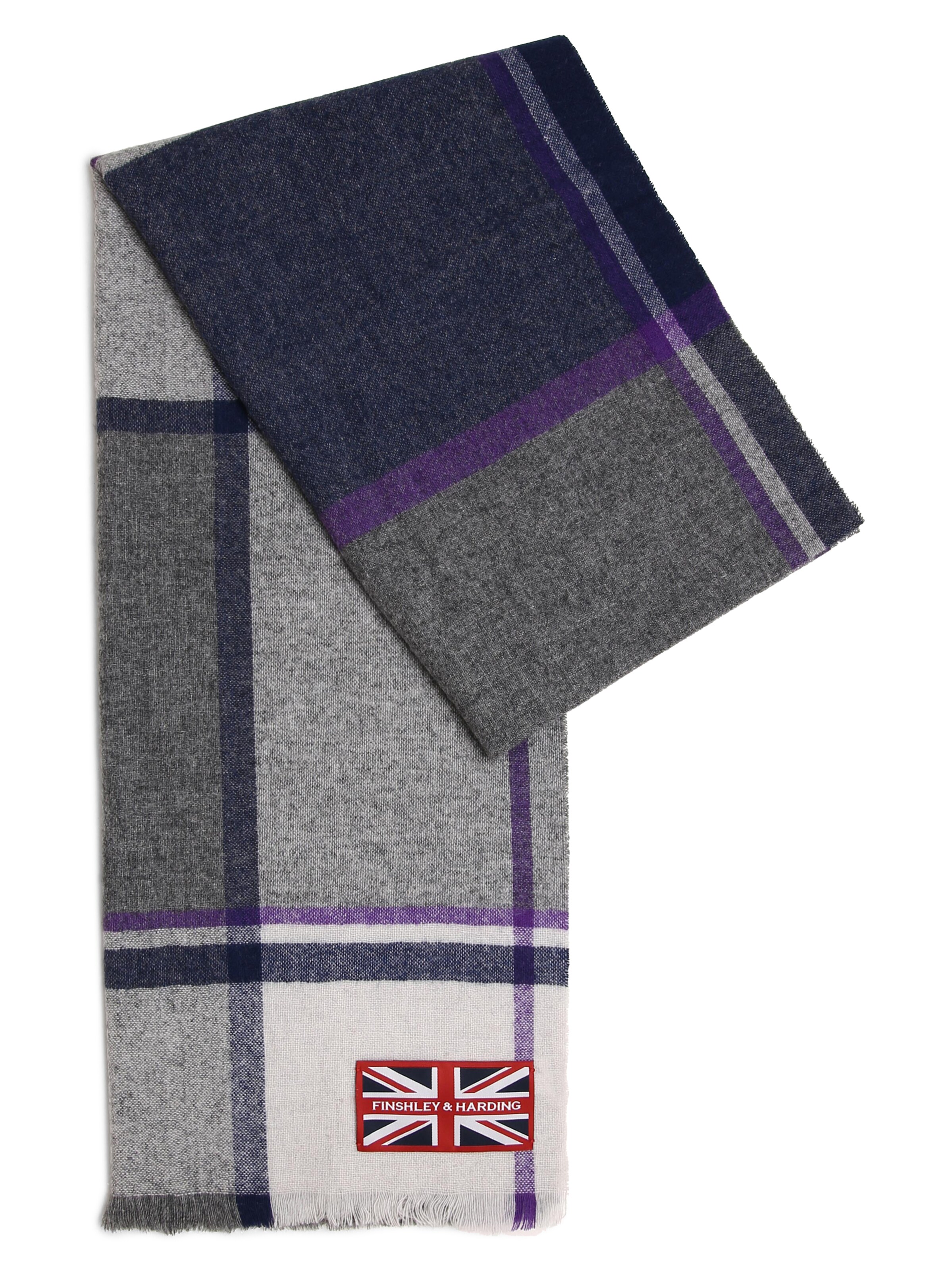 Écharpe Finshley & Harding London en bleu