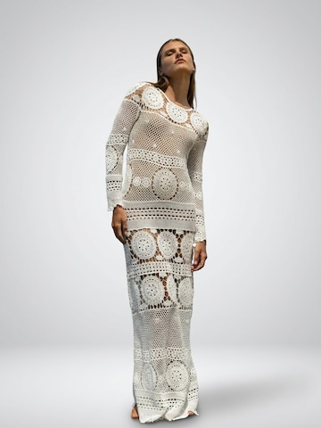 Robe 'Birkin' Miss June en blanc
