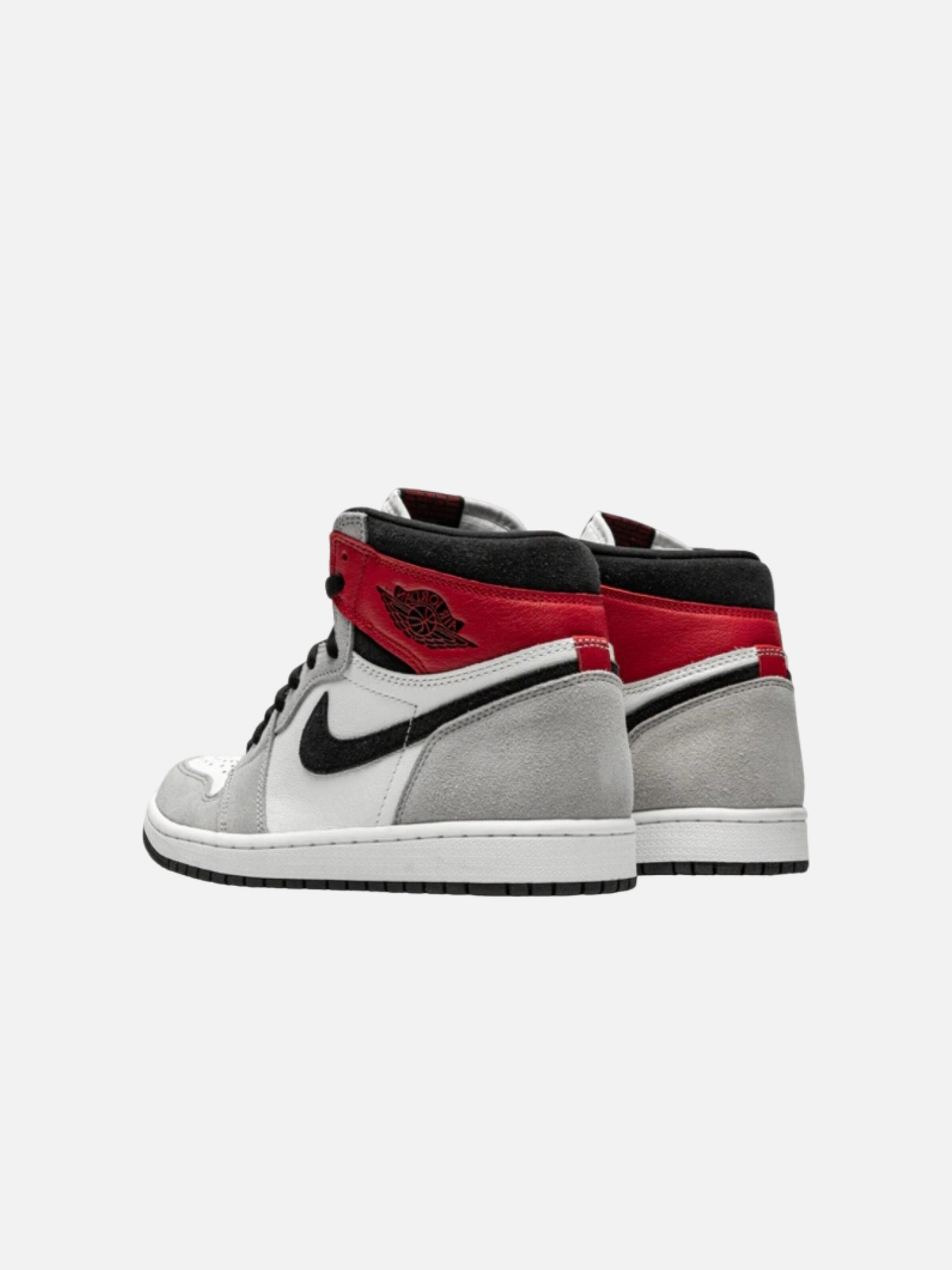 Sneaker alta 'Air 1 Retro High Light Smoke' di Jordan in rosso