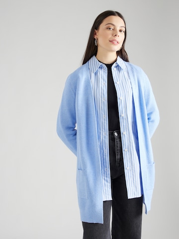 QS Knit Cardigan in Blue: front