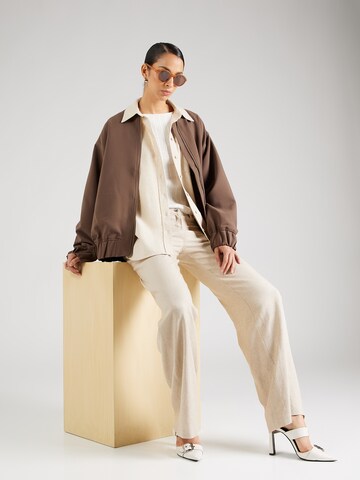 YAS Blouse 'FLAXY' in Beige