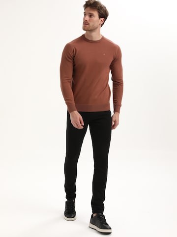 Gabbiano Pullover in Braun