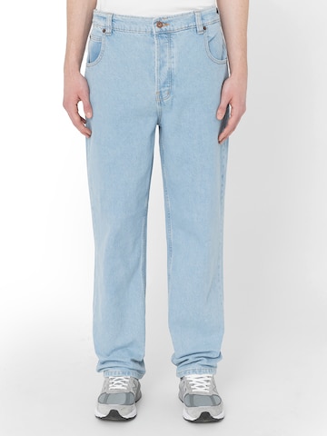 DICKIES Loosefit Jeans i blå: framsida