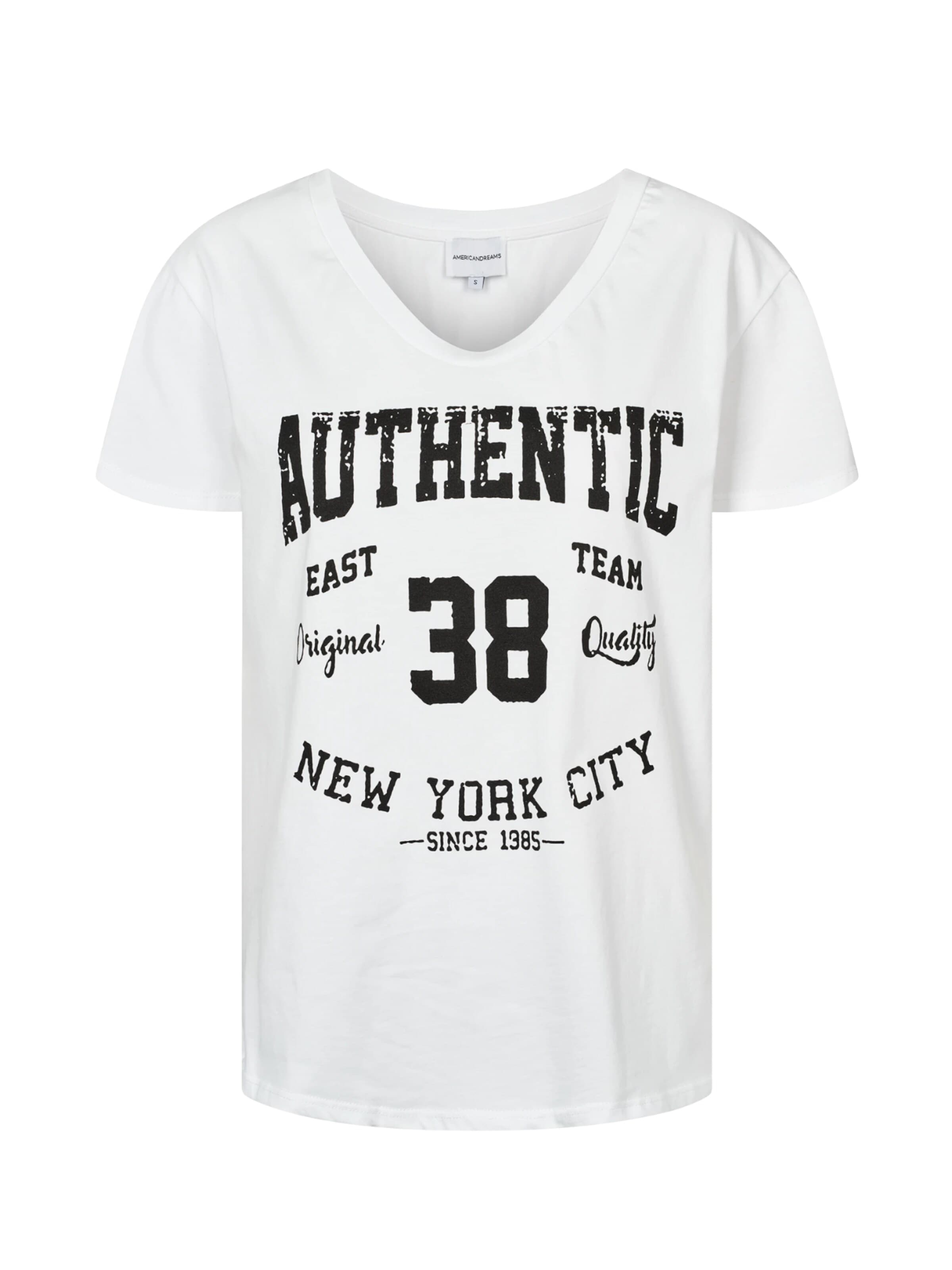 americandreams Overdel 'T-shirt' i S i sort, Produktvisning
