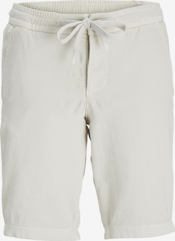 Jack & Jones Junior Regular Workout Pants in White: front