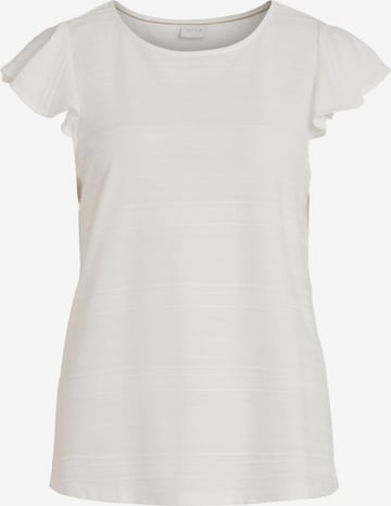 VILA Μπλουζάκι σε λευκό: μπροστά