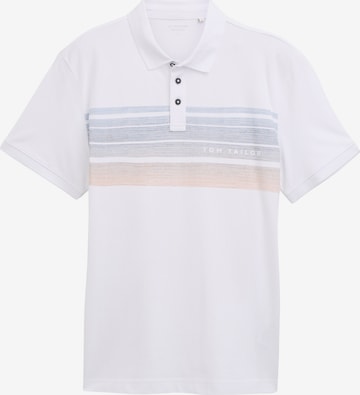 TOM TAILOR Poloshirt in Weiß: Vorderseite