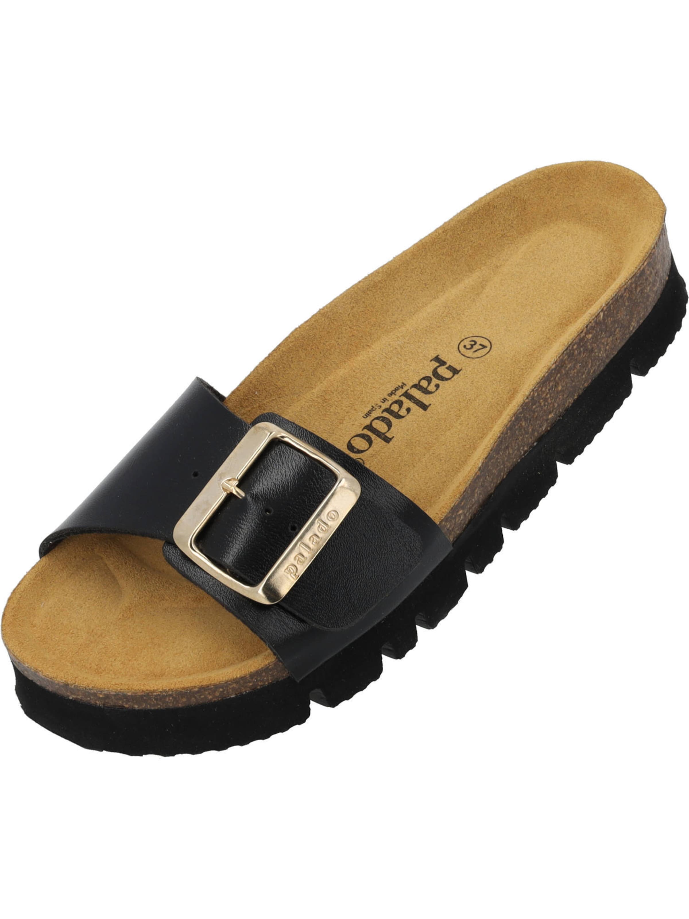 Saboți 'Malta EGS PL' de la Palado pe negru: față