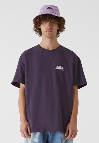 Lost Youth Shirt 'Slay or Play' in Purple: front