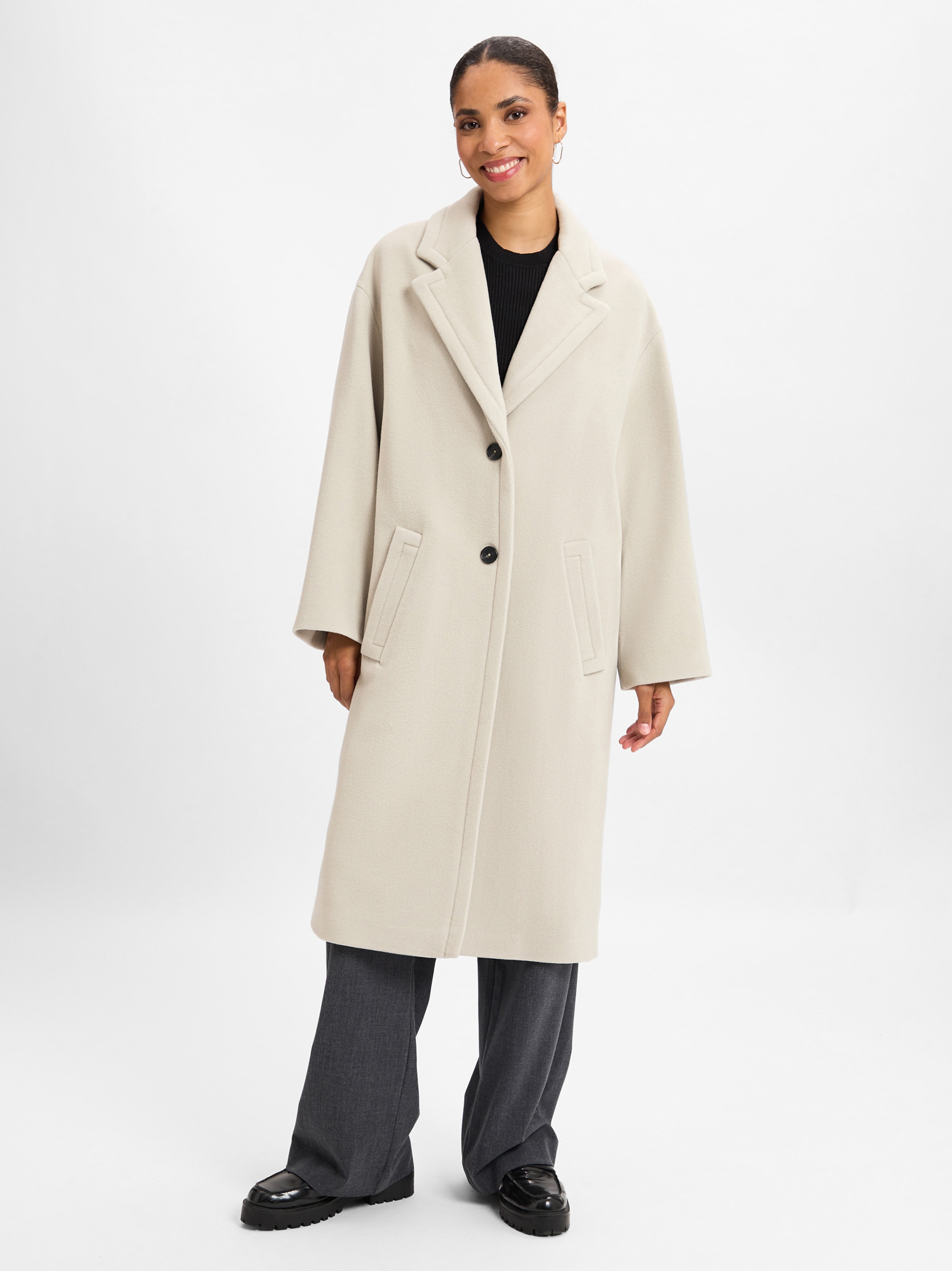 Drykorn Wintermantel Aus Wolle DRYKORN Mantel SKOPJE Wolle Sand Ab