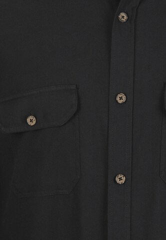 DENIM CULTURE Regular fit Button Up Shirt 'Darell' in Black