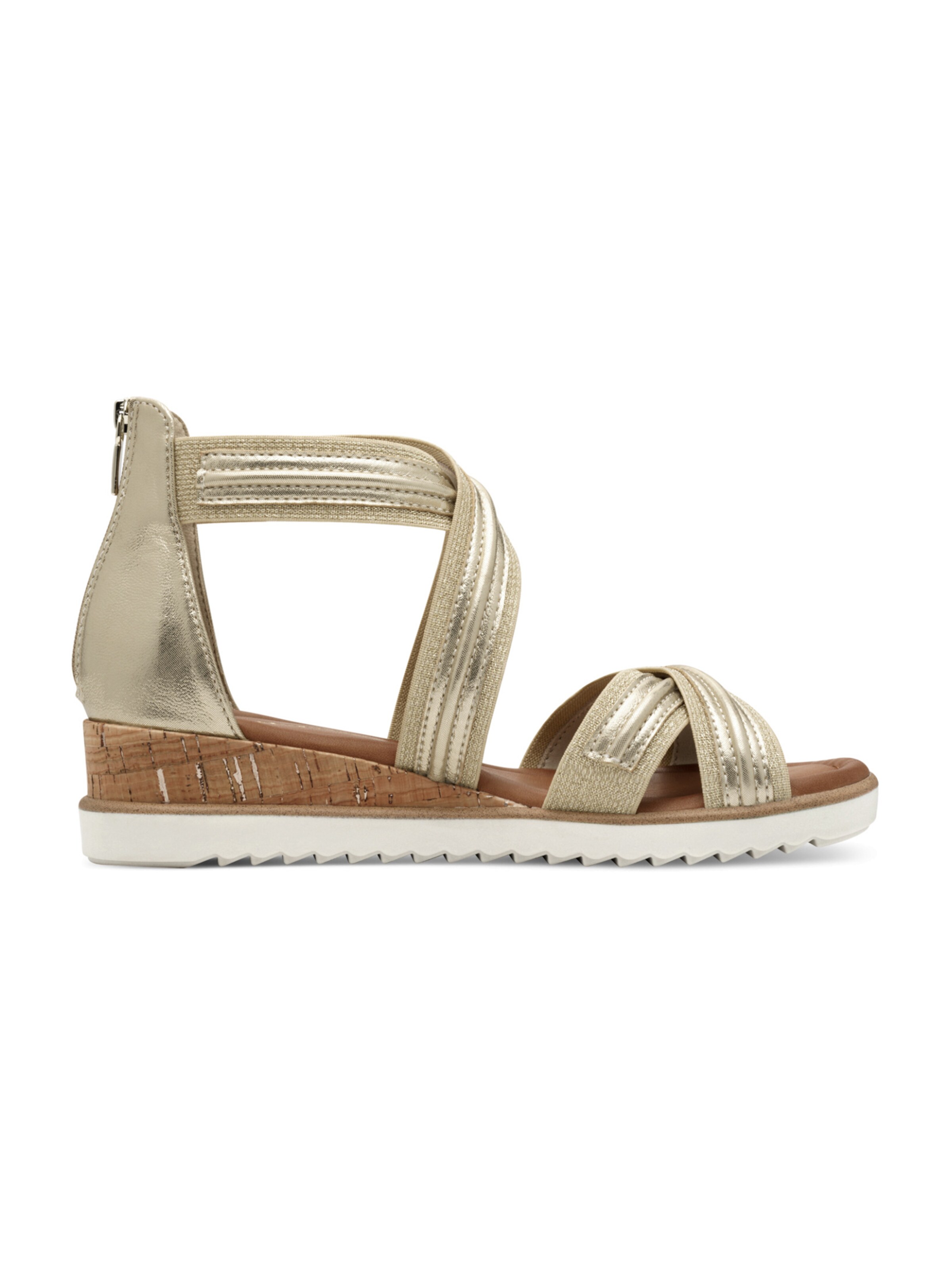 Tamaris Sandály – zlatá