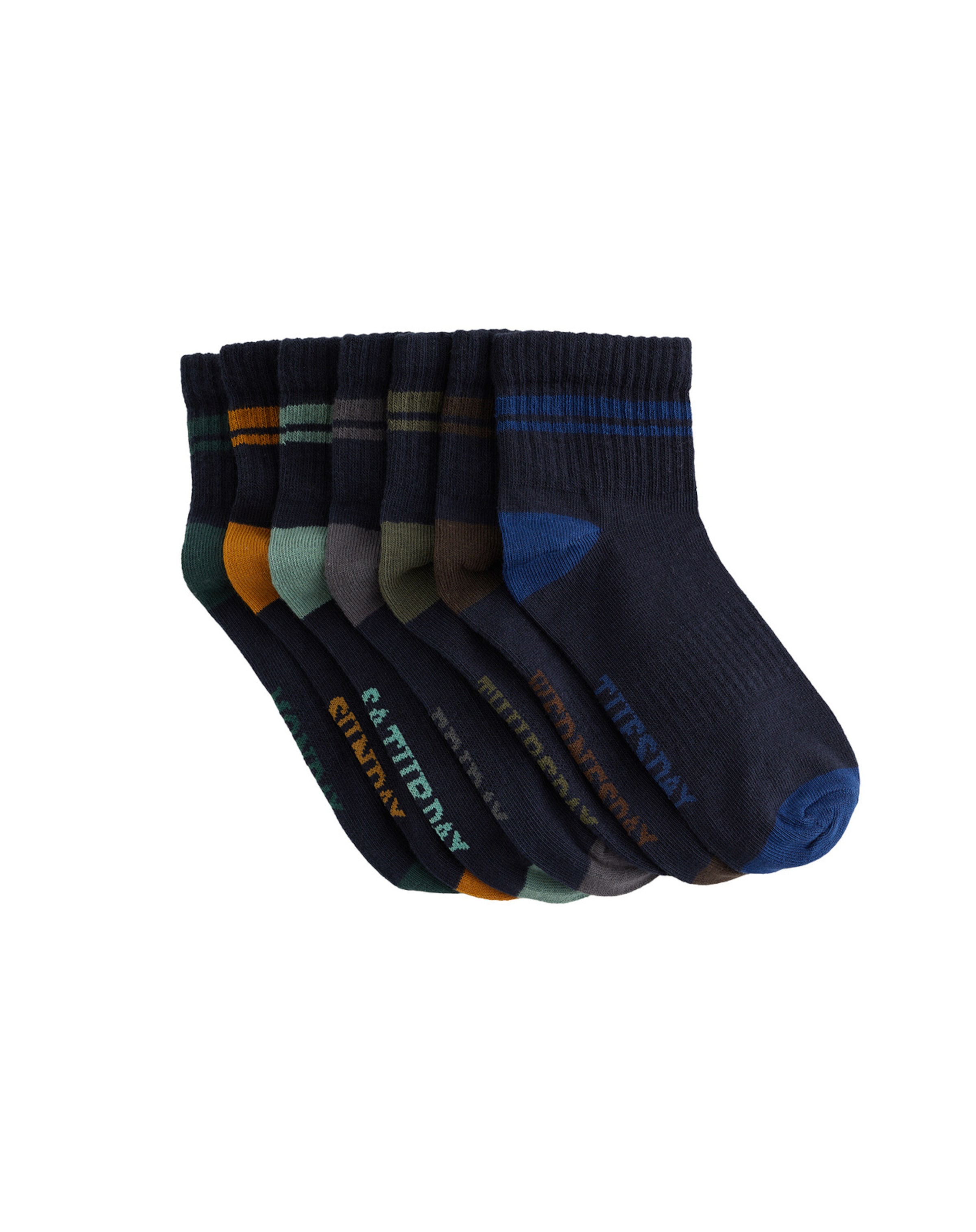 WE Fashion Sokken in Blauw: voorkant