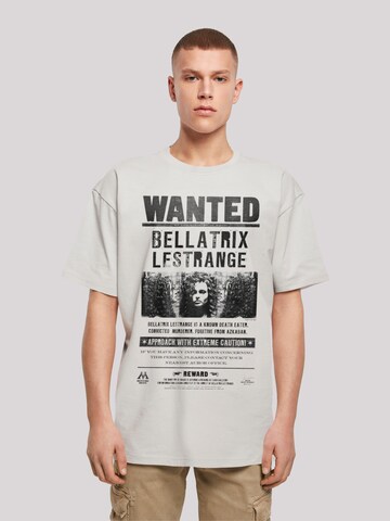 F4NT4STIC Shirt 'Harry Potter' in Grijs: voorkant