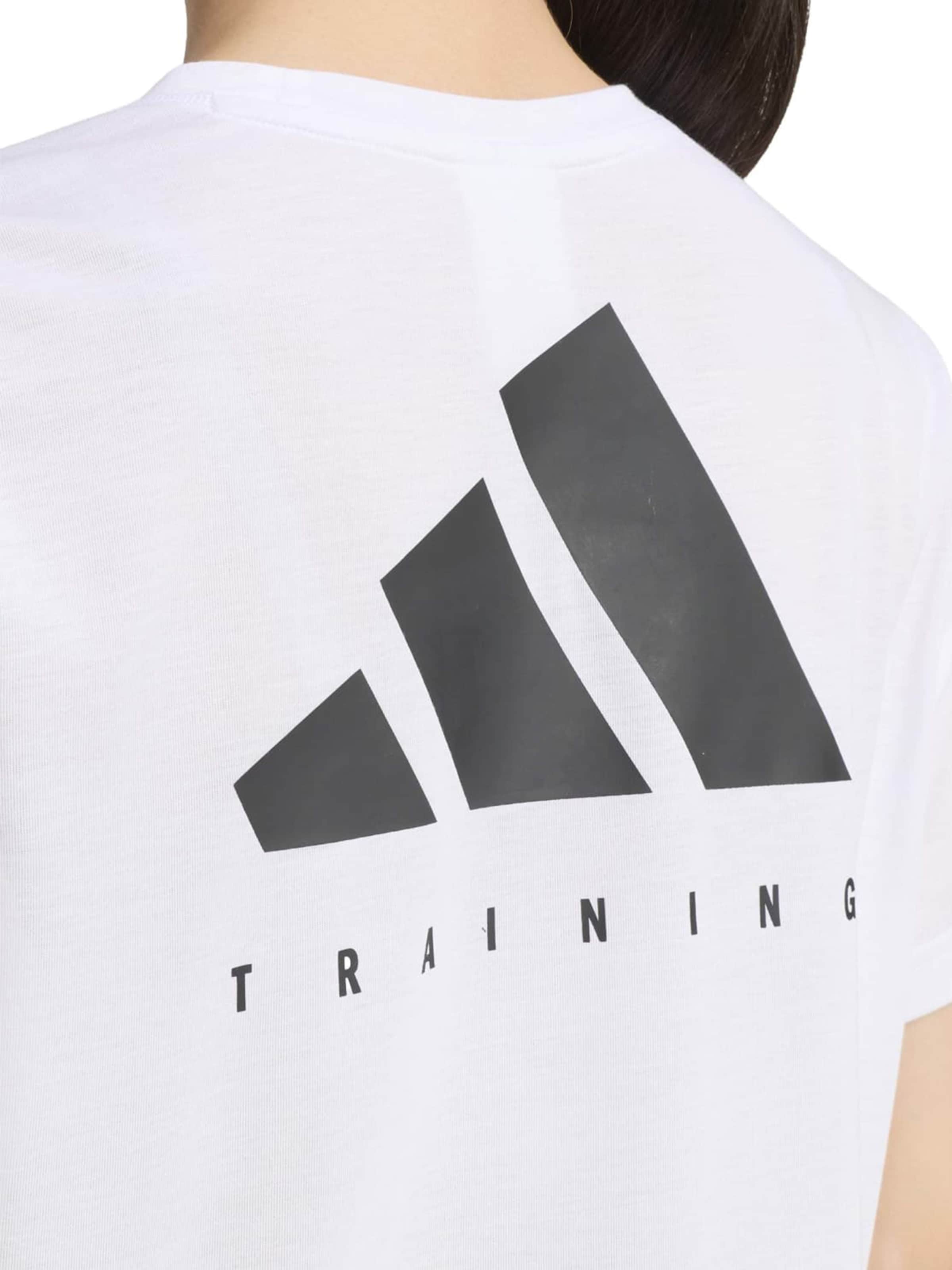 T-shirt fonctionnel 'PWR ESS' ADIDAS PERFORMANCE en blanc