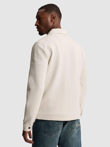 CAST IRON - Chaqueta de entretiempo 'Overshirt with zipper closure and chest pockets' en beige
