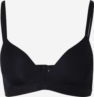 Triangle Soutien-gorge Emporio Armani en noir : devant