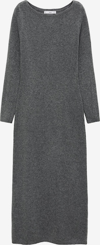 Robes en maille 'Seeds' MANGO en gris : devant