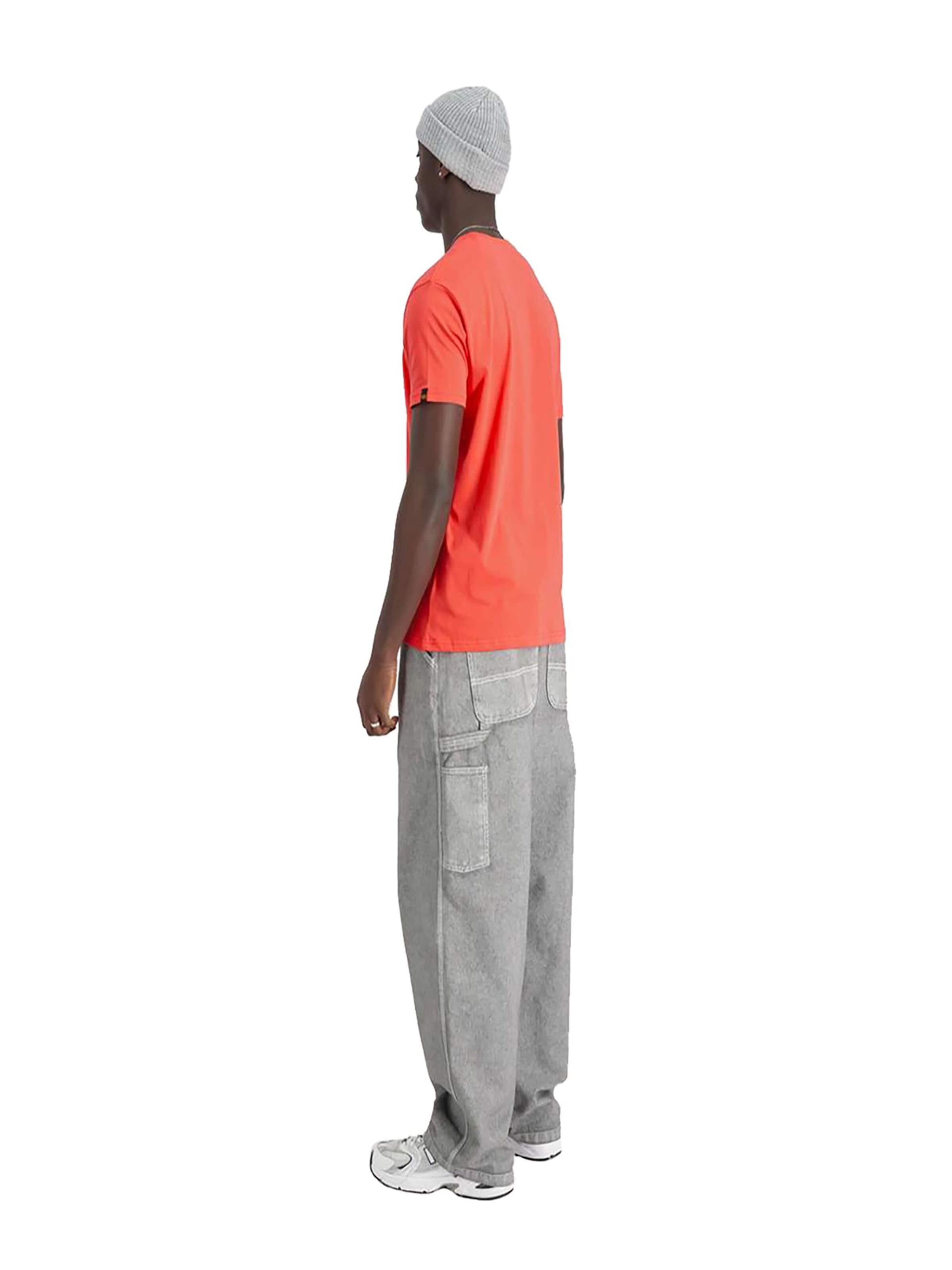 raudona ALPHA INDUSTRIES Marškinėliai