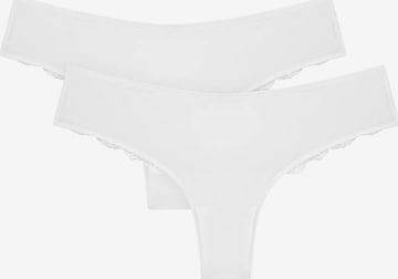 TRIUMPH - Tanga 'Lovely' em branco: frente