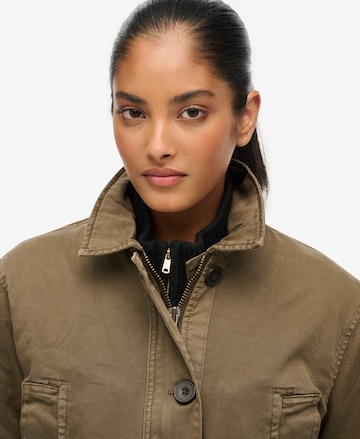 Parka mi-saison Superdry en vert