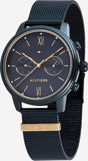 TOMMY HILFIGER Uhr in navy / gold, Produktansicht