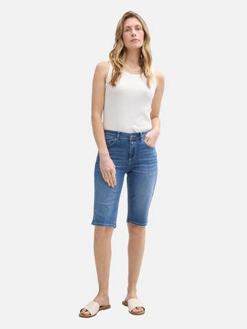 Coupe slim Jean 'Alexa' TOM TAILOR en bleu : devant