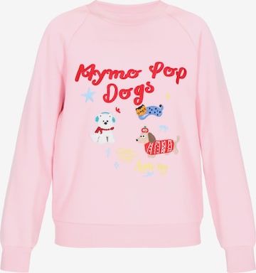 Sweat-shirt MYMO en rose : devant