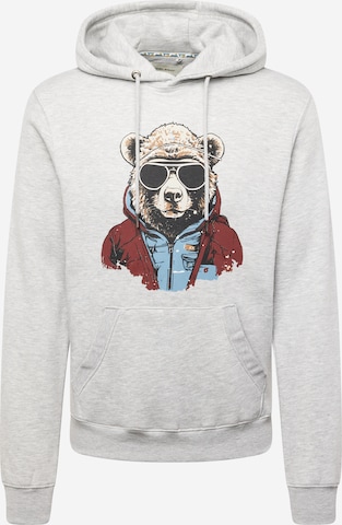 Sweat-shirt BLEND en gris : devant