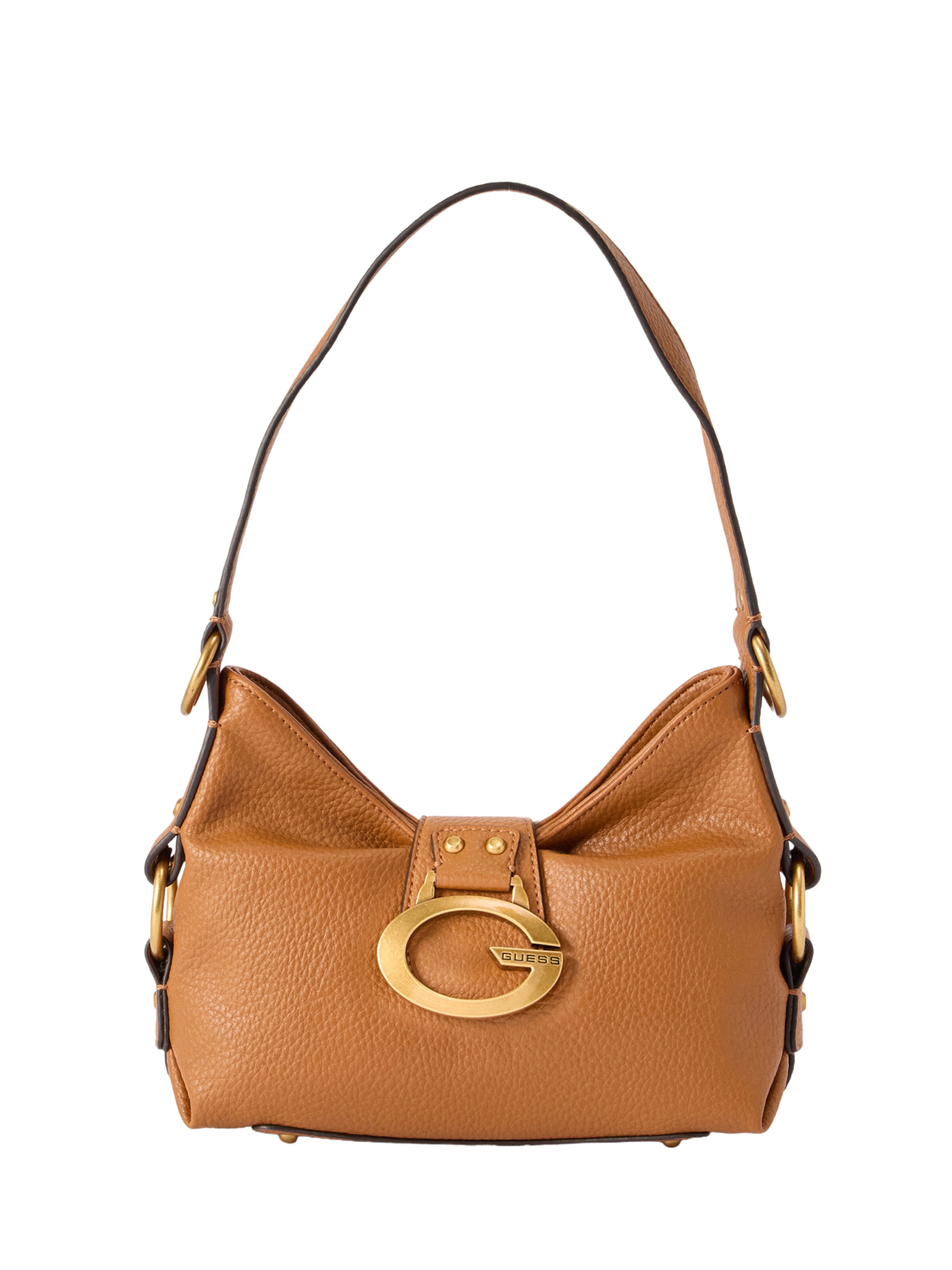 GUESS Schoudertas 'Camden' in Bruin: voorkant