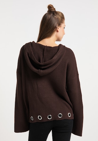 Pull-over myMo ROCKS en marron