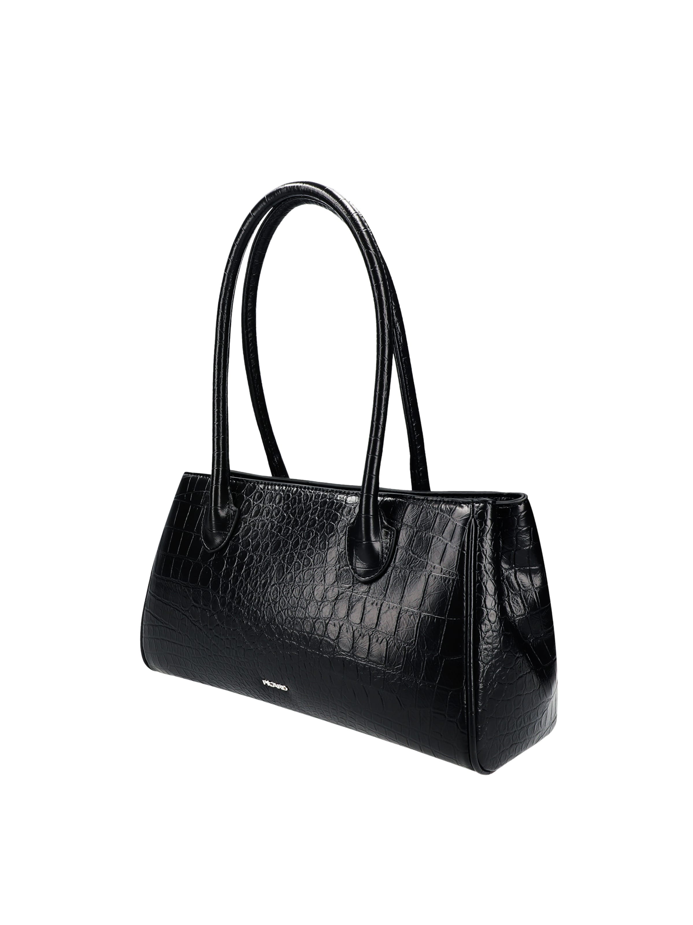 Picard Schultertasche 'Soho' in Schwarz