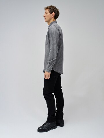 Salsa Jeans Regular Fit Hemd in Grau