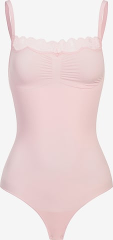 Body modelant 'Bodysuit Sculpting Shapewear mit Lace' cfab en rose : devant