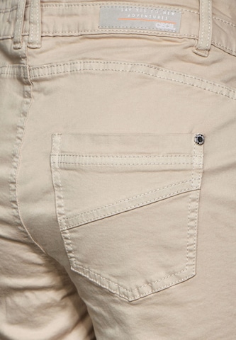 CECIL Slim fit Cargo trousers in Beige