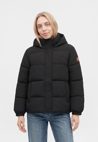 GUESS JEANS Vinterjakke i sort: forside
