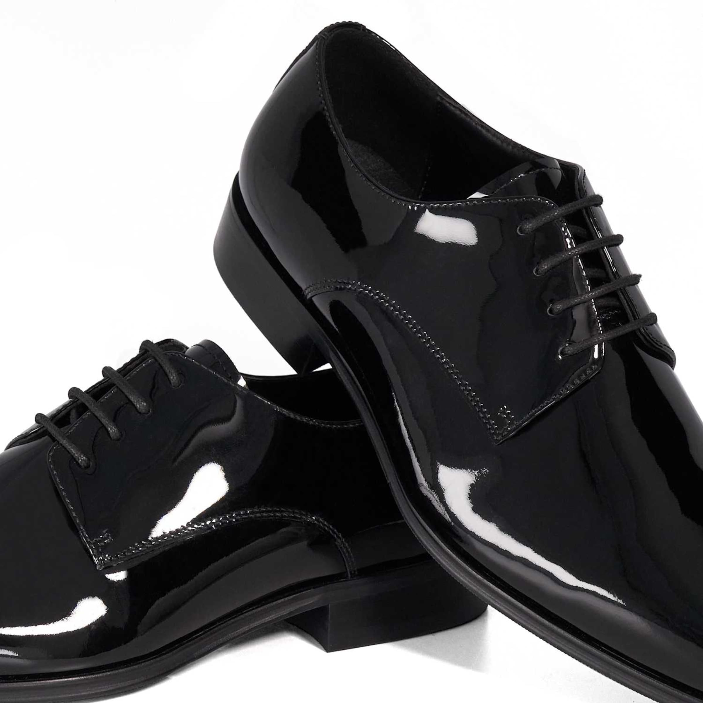 Dune LONDON Veterschoen 'Gibson' in Zwart