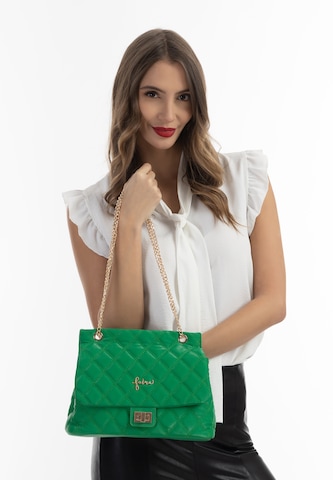 faina Shoulder Bag in Green