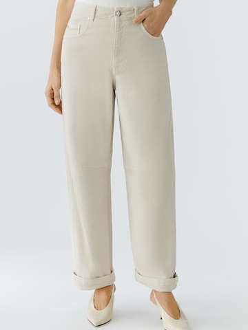 OUI Baggy Farkut värissä valkoinen: etupuoli