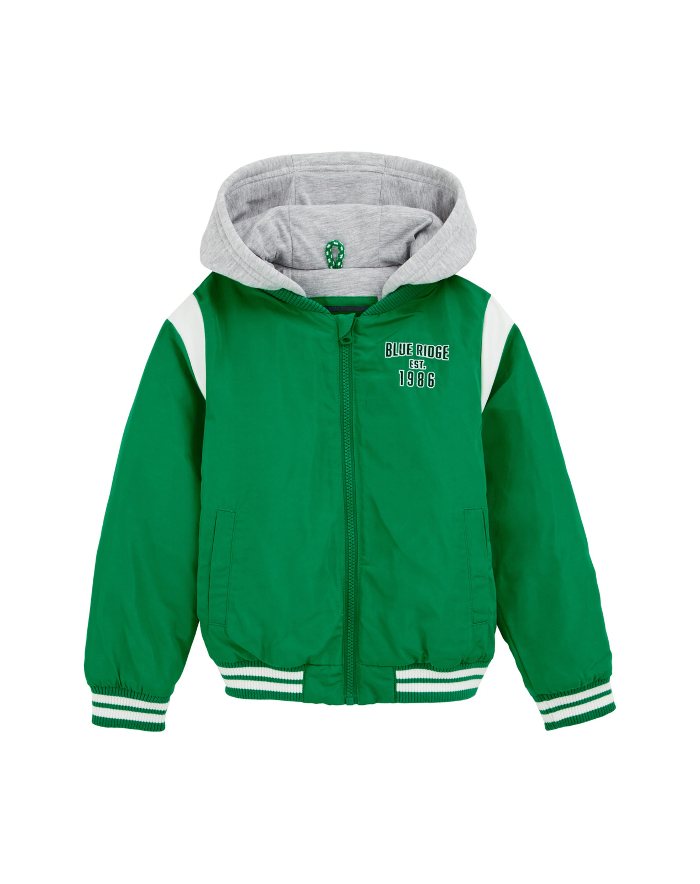 WE Fashion Övergångsjacka i grön: framsida