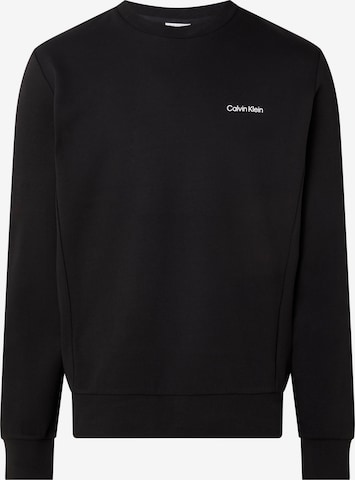 Felpa di Calvin Klein Big & Tall in nero: frontale