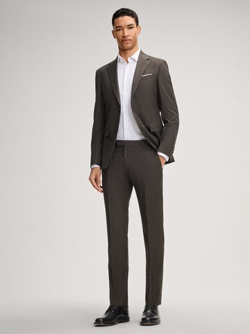JOOP! Slim fit Trousers with creases 'Blayr' in Brown