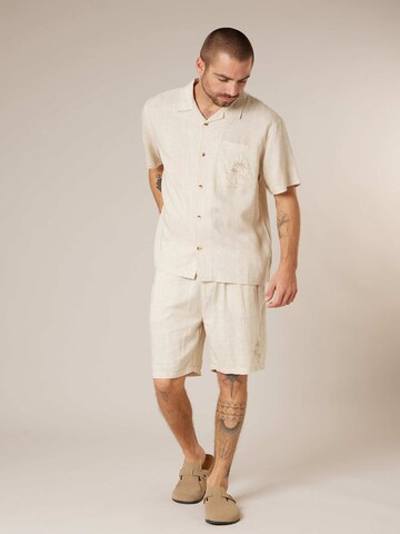 Fit confort Chemise 'Zaltor' Deeluxe en beige