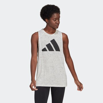 ADIDAS PERFORMANCE Sports Top in White: front