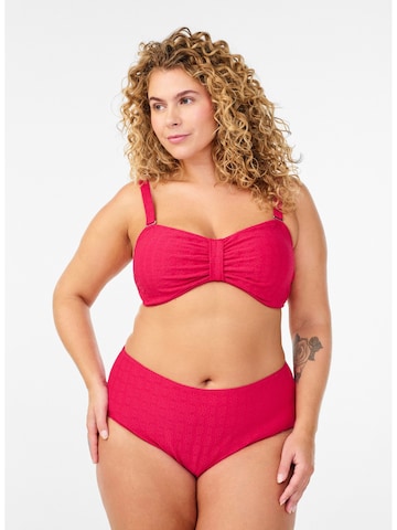 Slip bikini 'Salina' di Swim by Zizzi in rosa: frontale