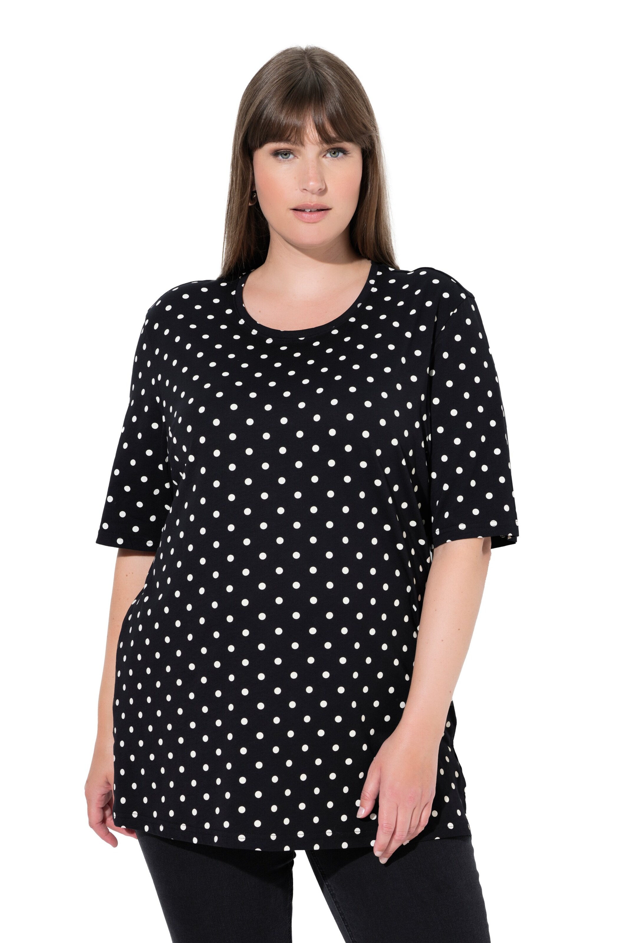 Ulla Popken Shirt in Black: front